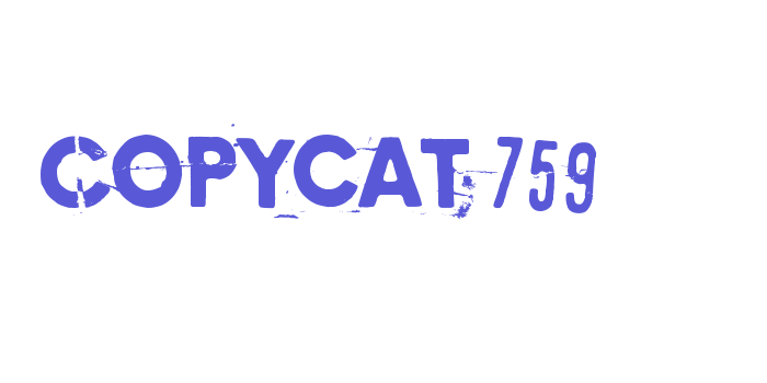 Copycat 759 Font Download