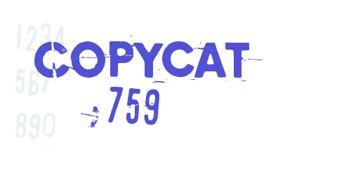 Copycat 759-font-download