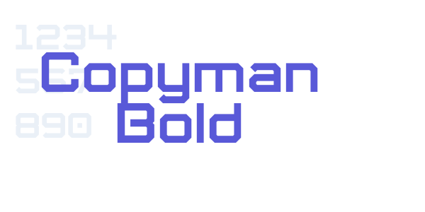 Copyman Bold font free