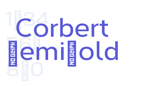 Corbert DemiBold Font Download