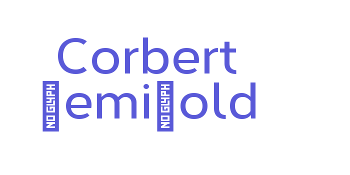 Corbert DemiBold Font