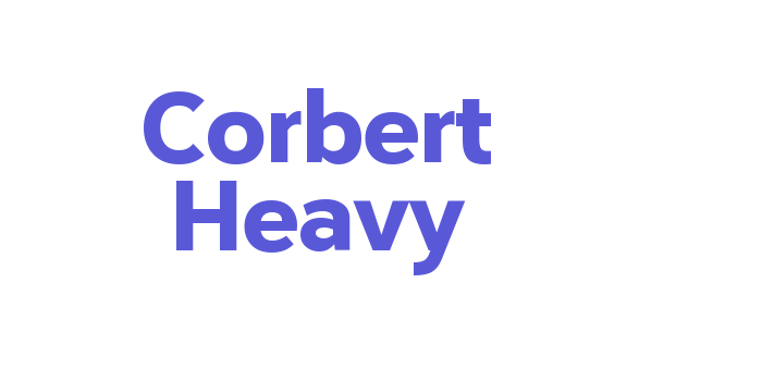 Corbert Heavy Font Download