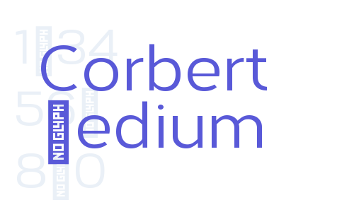 Corbert Medium Font Download