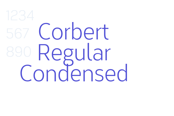 Corbert Regular Condensed