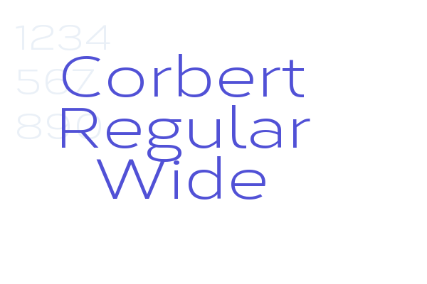 Corbert Regular Wide