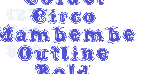 Cordel Circo Mambembe Outline Bold-font-download