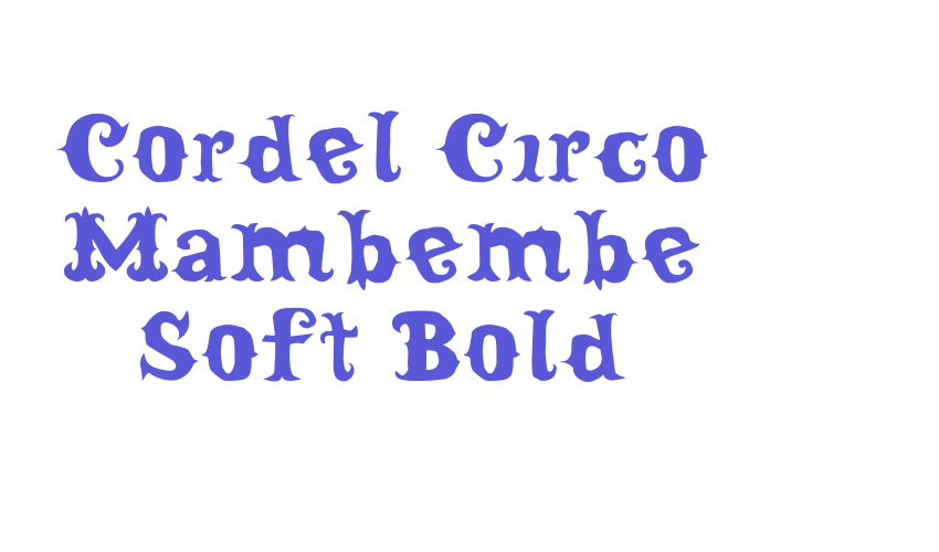 Cordel Circo Mambembe Soft Bold Font Download