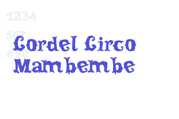 Cordel Circo Mambembe Font Download