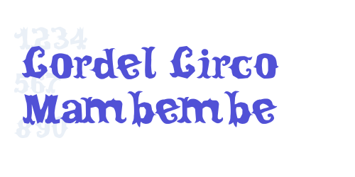 Cordel Circo Mambembe-font-download