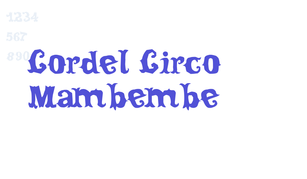 Cordel Circo Mambembe-font-download