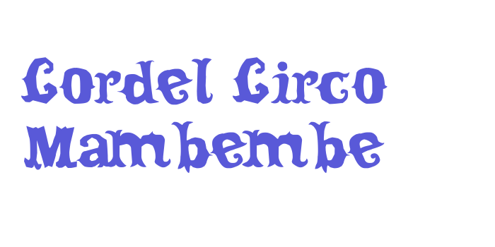 Cordel Circo Mambembe Font