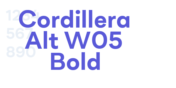 Cordillera Alt W05 Bold font free