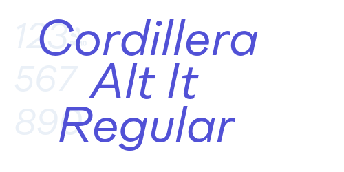 Cordillera Alt It Regular-font-download