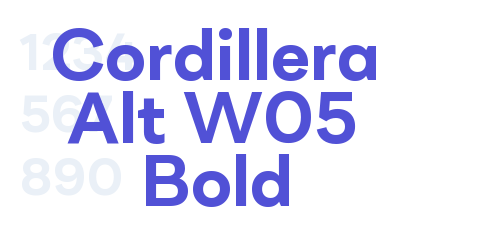 Cordillera Alt W05 Bold-font-download