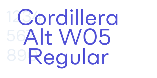 Cordillera Alt W05 Regular-font-download
