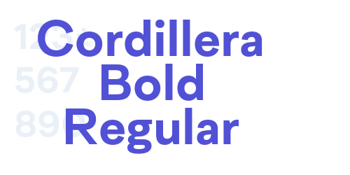 Cordillera Bold Regular