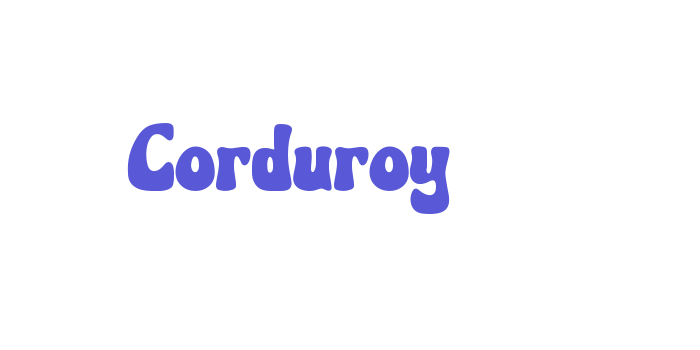 Corduroy Font Download