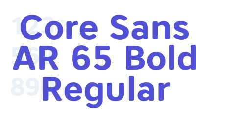 Core Sans AR 65 Bold Regular-font-download