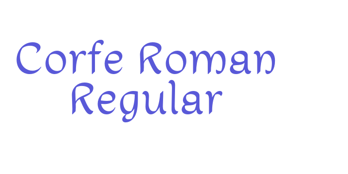 Corfe Roman Regular Font Download