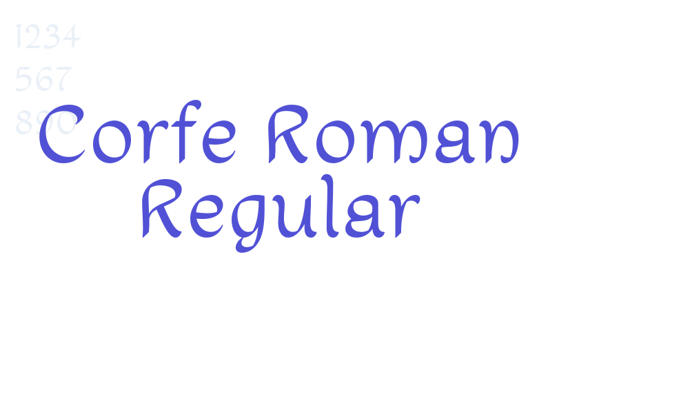 Corfe Roman Regular-font-download