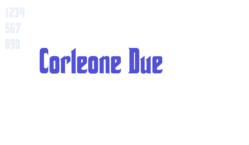 Corleone Due-font-download