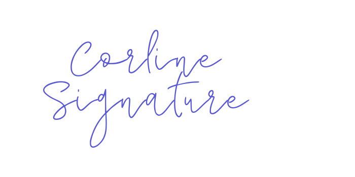 Corline Signature Font Download