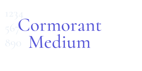 Cormorant Medium font free