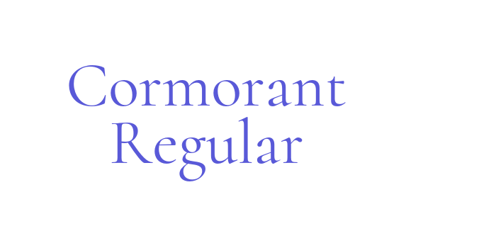 Cormorant Regular Font Download