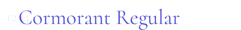 Cormorant Regular-font