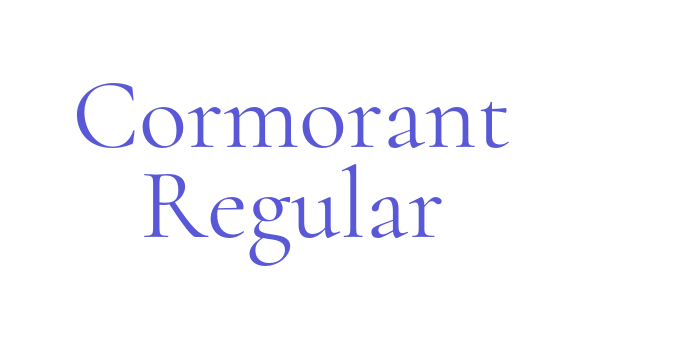 Cormorant Regular Font