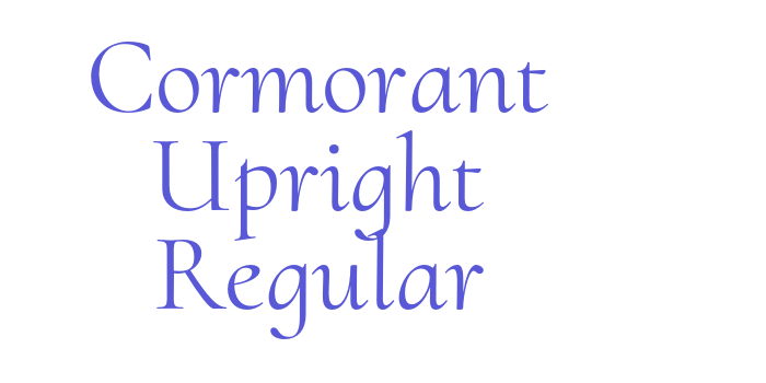 Cormorant Upright Regular Font