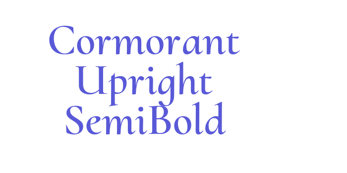 Cormorant Upright SemiBold Font Download