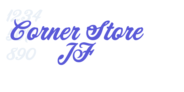 Corner Store JF font free