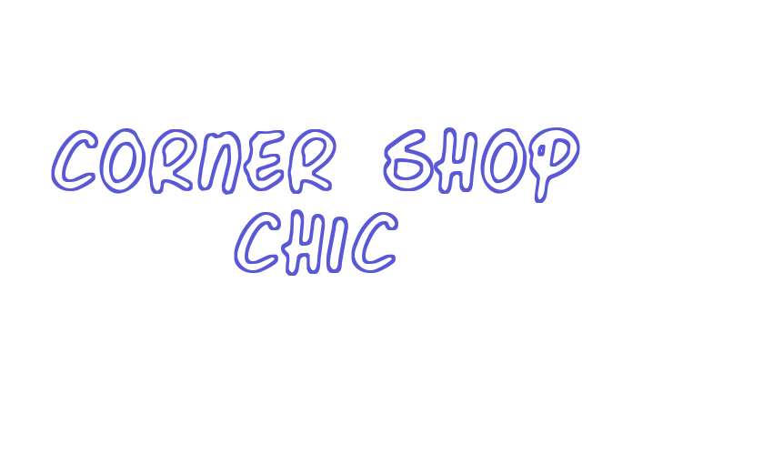 Corner Shop Chic Font Download