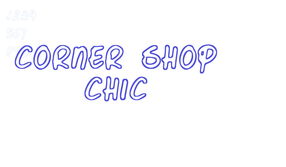 Corner Shop Chic-font-download