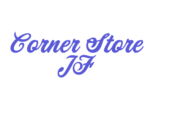 Corner Store JF Font