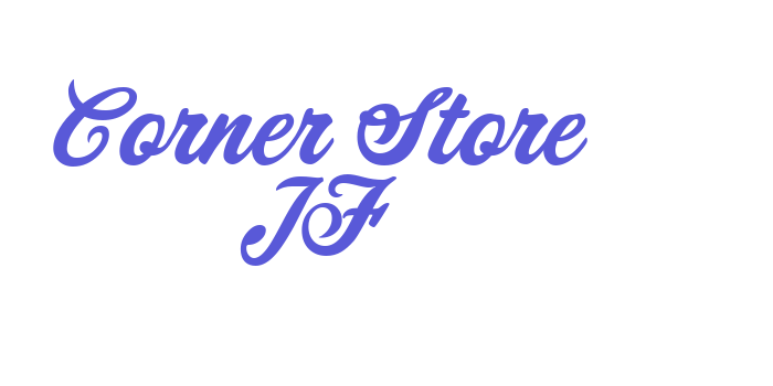 Corner Store JF Font Download