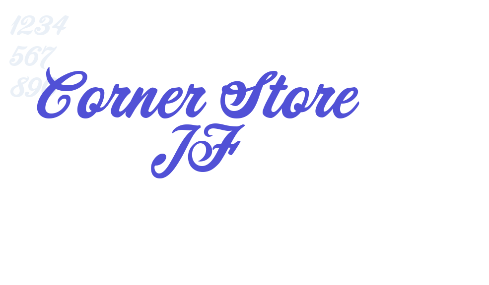 Corner Store JF-font-download