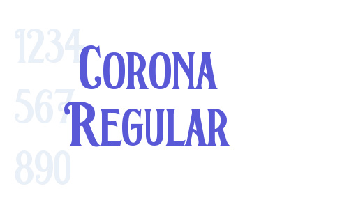 Corona Regular Font Download