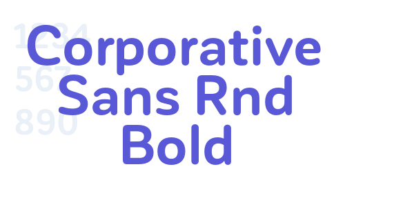 Corporative Sans Rnd Bold font free