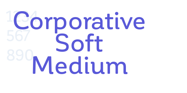 Corporative Soft Medium font free