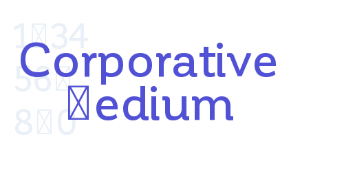 Corporative Medium-font-download