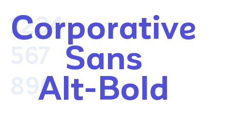 Corporative Sans Alt-Bold