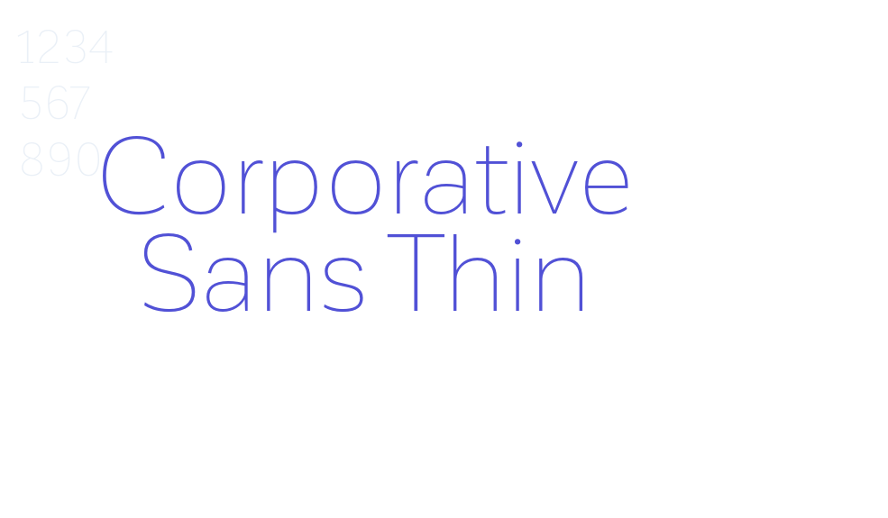 Corporative Sans Thin-font-download