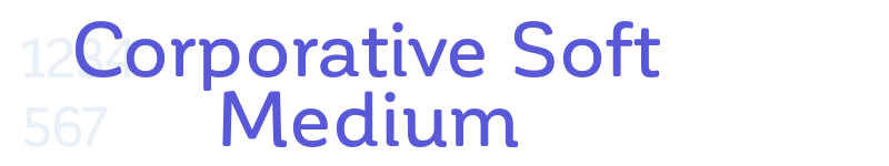 Corporative Soft Medium-related font