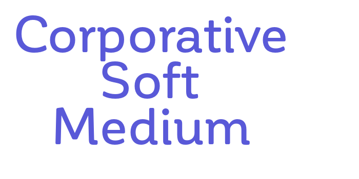 Corporative Soft Medium Font