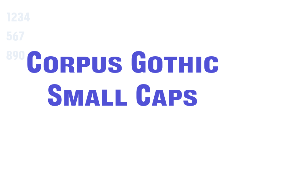 Corpus Gothic Small Caps-font-download