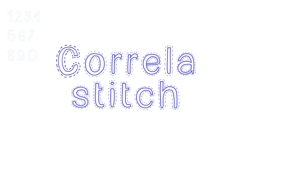 Correla stitch-font-download