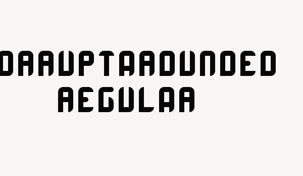 CorruptaRounded Regular Font