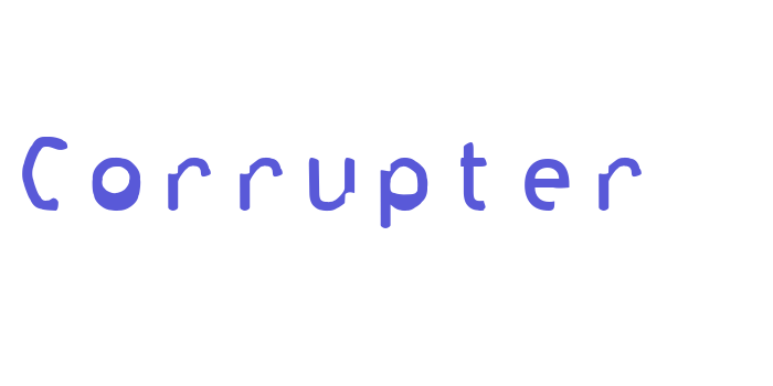 Corrupter Font Download